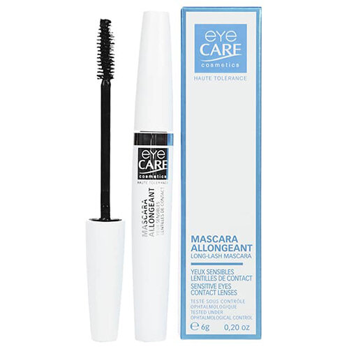 Туш Eye Care Cosmetic, що подовжує вії для чутливих очей, 6 г