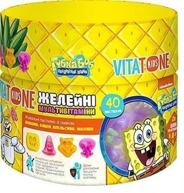 Вітатон Кідс пастилки желейні мультивітаміни №40 у флак.