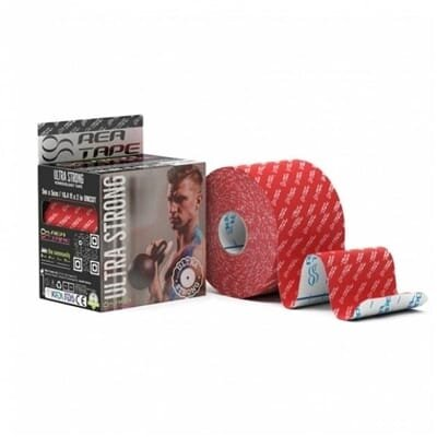 Кінезіо тейп REA TAPE Strong 5 см х 5 м, червоний