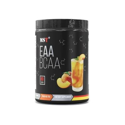 Комплекс амінокислот MST Nutrition BCAA & EAA Zero персиковий чай, 80 порцій, 1040 г