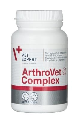 Артровет Комплекс (Arthrovet Complex) (ДЛЯ ТВАРИН) для профілактики і лікування порушень функції суглобових хрящів і суглобів, 90 таблеток