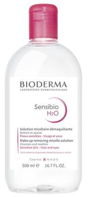 Лосьйон міцелярний Bioderma Sensibio Н2О для обличчя, для чутливої шкіри, 500 мл