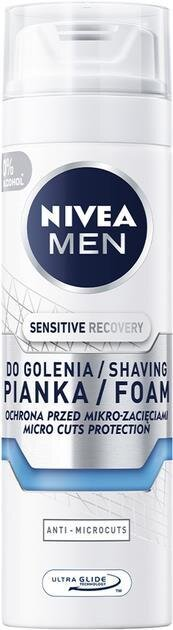 Піна для гоління Nivea Men Sensitive Recovery Відновлююча для чутливої шкіри (88562), 200 мл