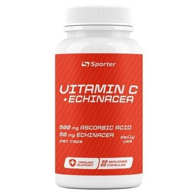 Вітамін С + Ехінацея Sporter Vitamin C + Echinacea, 60 капсул