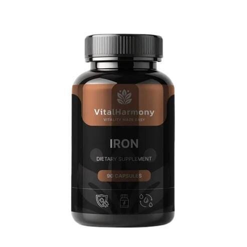 Залізо VitalHarmony Iron 49 мг, 90 капсул