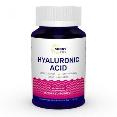 Гіалуронова кислота Sunny Caps Hyaluronic Acid капсули по 120 мг №60