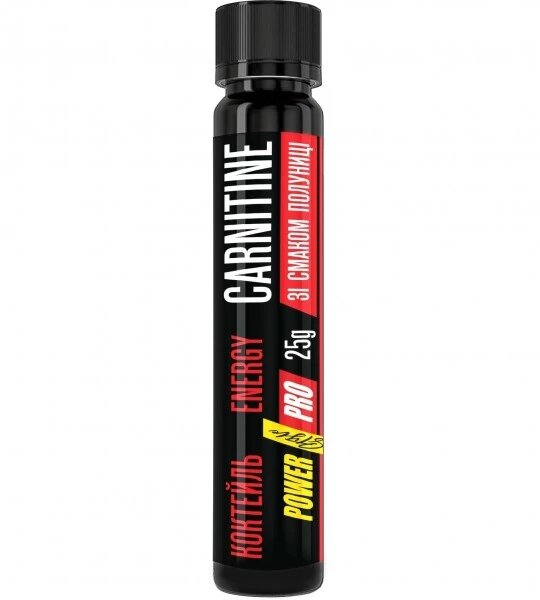 Карнітін Power Pro Energy Carnitine полуниця, 25 г