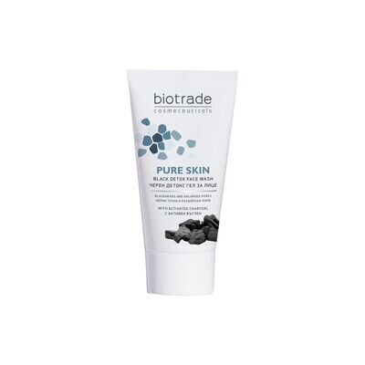 Гель для вмивання Biotrade Pure Skin ніжний з мікросферами активованого вугілля та молочною кислотою, 50 мл