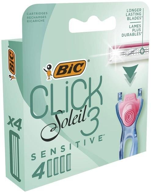 Змінні картриджі для гоління Bic Miss Soleil Click Sensitive, 4 шт