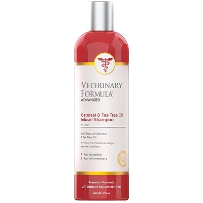 Шампунь для собак Veterinary Formula Advanced Oatmeal & Tea Tree Oil зволожуючий, 473 мл