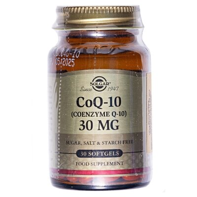 Коензим Q10 Solgar CoQ-10 (coenzyme Q-10) 30 мг м'які капсули №30