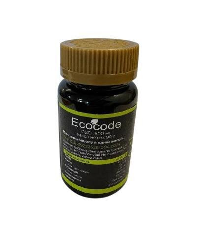 CBD Канабідіол 1500 мг Ecocode желейки №30