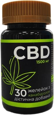 CBD Канабідіол 1500 мг Ecocode желейки №30