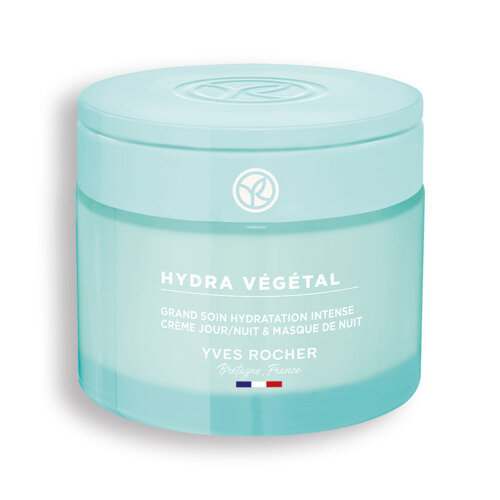Крем-маска для обличчя Yves Rocher Hydra Vegetal Інтенсивне зволоження 100 годин, 75 мл