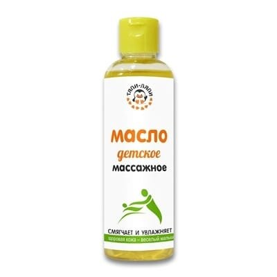 Олія дитяча косметична Тяпи-Ляпи для масажу, 200 мл