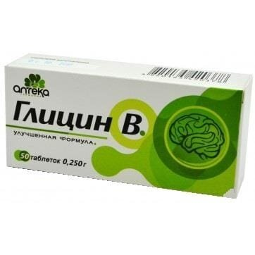 Гліцин В таблетки по 250 мг №50