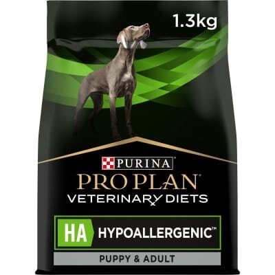 Корм сухий Purina Pro Plan Veterinary Diets HA гіпоалергенний для цуценят і дорослих собак, 1,3 кг