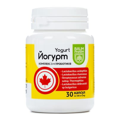 Йогурт Baum Pharm капсули №30