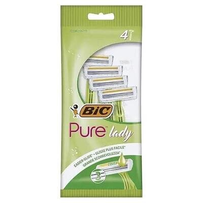 Набір бритв без змінних картриджів Bic Pure 3 Lady, 4 шт