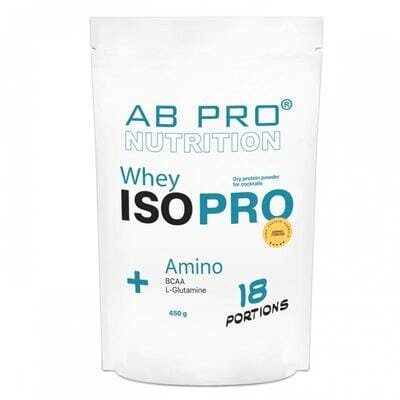 Протеїн ізолят AB PRO ISO PRO Whey+ Amino, тірамісу, 450 г