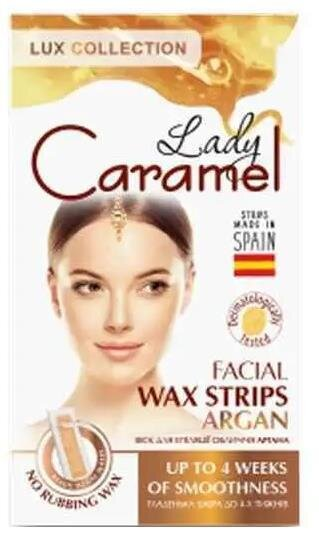 Віск Lady Caramel для епіляції обличчя Аргана, 12 шт