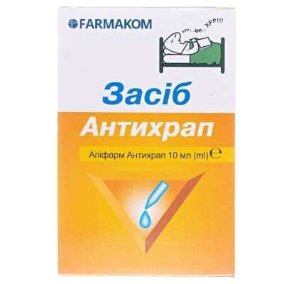 Апіфарм Антихрап краплі від хропіння по 10 мл у флак.
