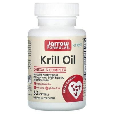 Масло криля Jarrow Formulas Krill Oil, 60 м'яких капсул