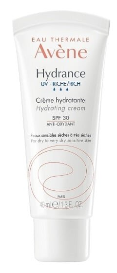 Крем для обличчя Avene Hydrance UV Rich SPF30 насичений зволожуючий, 40 мл