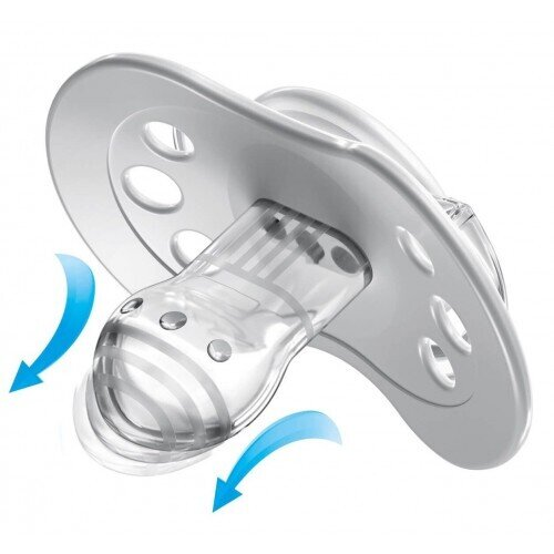 Пустушка силіконова Lovi Salt&Pepper динамічна, 22/879 6-18 місяців, 2 шт