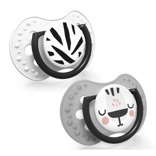 Пустушка силіконова Lovi Salt&Pepper динамічна, 22/879 6-18 місяців, 2 шт