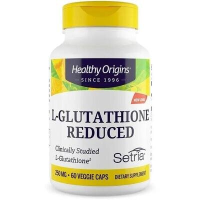 Глутатіон Healthy Origins L-Glutathione Setria 250 мг, 60 капсул