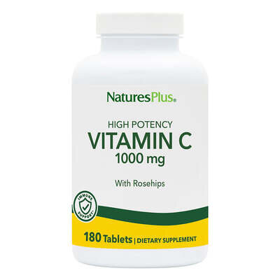 Вітамін C Nature's Plus Vitamin C 1000 мг, 180 таблеток