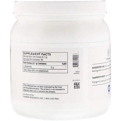 L- глютамін Thorne Research L-Glutamine, 513 г