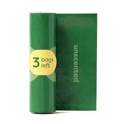 Пакети Earth Rated Poop Bags для прибирання за собакою без аромату, 15 штук