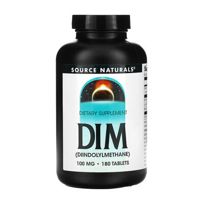 Диіндолілметан Source Naturals DIM 100 мг, 180 таблеток