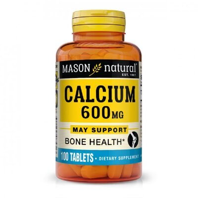 Кальцій 600 мг Mason Natural Calcium 600 mg, 100 таблеток