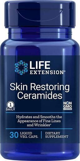 Кераміди Life Extension Skin Restoring Ceramides для відновлення шкіри, 30 капсул