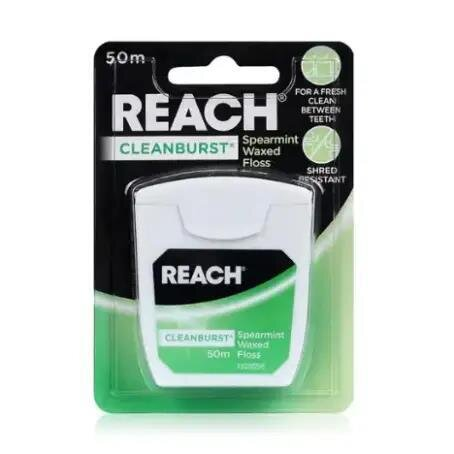 Зубна нитка Reach Cleanburst Spearmint Floss, 50 м