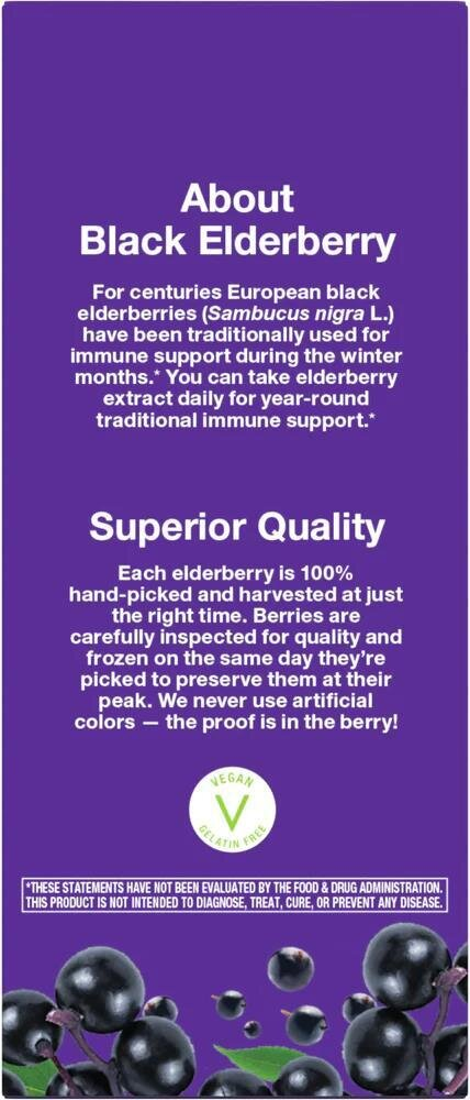Сироп чорна бузина для дітей Nature's Way Organic Sambucus Immune Syrup For Kids, 120 мл