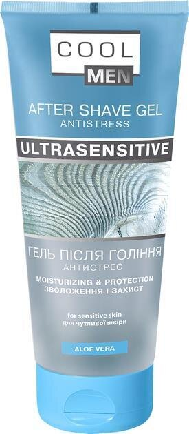 Гель після гоління Cool Men Ultrasensitive, 200 мл
