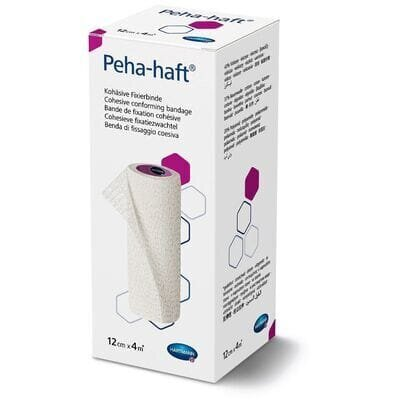 Бинт когезивний Peha-haft фіксуючий 12 см х 4 м