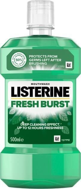 Ополіскувач для порожнини рота Listerine Fresh Burst Сплеск свіжості, 500 мл