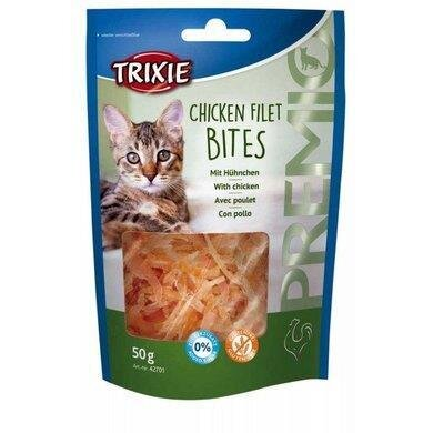 Ласощі для кішок Trixie 42701 Premio Chicken Filet Bites Філе куряче сушене, 50 г