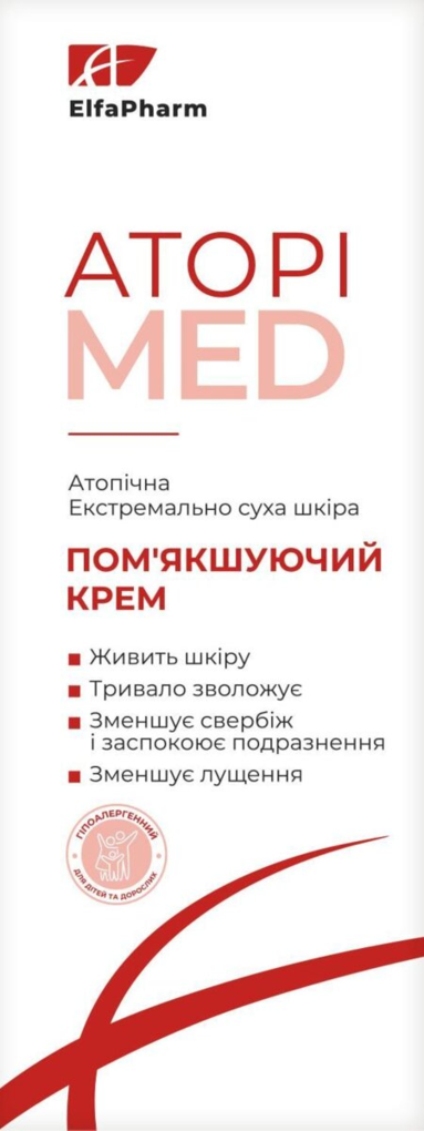 Крем для обличчя і тіла Elfa Pharm Atopi Med пом'якшуючий, 75 мл