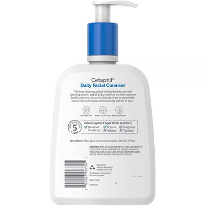 Засіб для щоденного очищення шкіри обличчя Cetaphil Daily Facial Cleanser, 473 мл