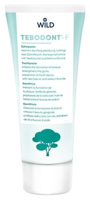 Зубна паста Dr. Wild Tebodont-F з олією чайного дерева (Melaleuca Alternifolia) і фторидом, 75 мл