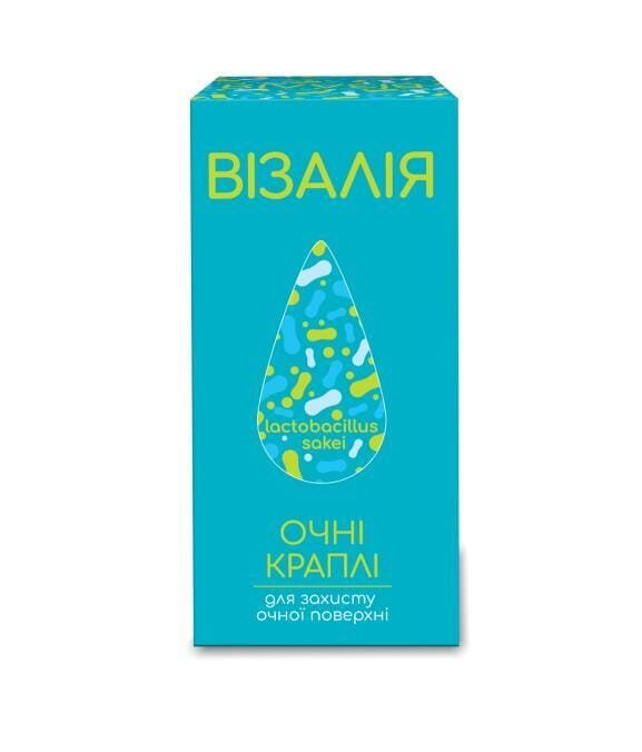 Візалія очні краплі по 8 мл у флак.