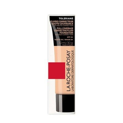 Тональний флюїд La Roche-Posay Toleriane коригуючий, високої покривної здатності для чутливої шкіри , SPF25, відтінок 9, 30 мл
