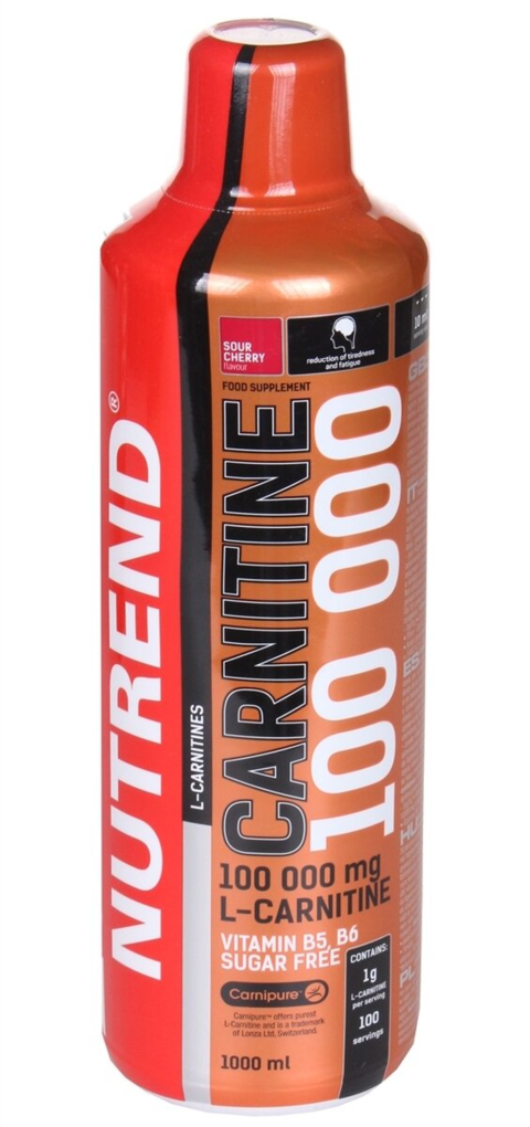 Карнітин Nutrend Carnitine 100 000 кисла вишня, 1000 мл