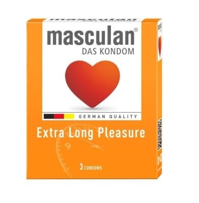 Презервативи Masculan Extra Long Pleasure, 3 штуки